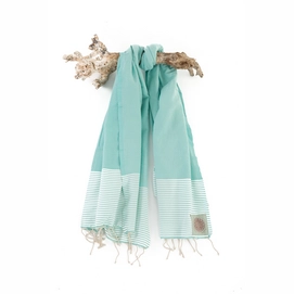 Fouta Call It Nid Abeille Fines Turquoise