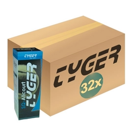 Tennisball Tyger SQ Allcourt (Paket 32 x 3-Tin)