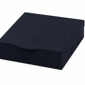 Trinket Box Giobagnara Luna Square Large Calfskin Suede Ocean