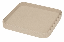 Tray Giobagnara Polo Square Small Printed Calfskin Golf Stone