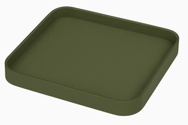 Tray Giobagnara Polo Square Small Printed Calfskin Golf Loden Green