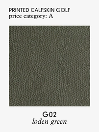 2---Giobagnara Printed Calfskin Golf Loded Green
