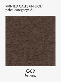 2---Giobagnara Printed Calfskin Golf Brown