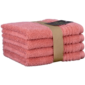 Gezichtsdoekje Cawö Minis Uni Red (Set van 4)