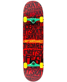 Skateboard Enuff Scramble Red