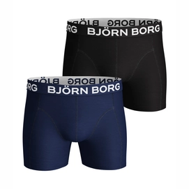 Boxer Björn Borg Men Core Solid Blue Depths (Lot de 2)
