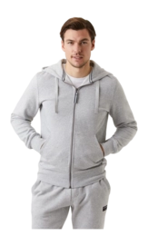 Gilet Björn Borg Men Zip Hood Centre Gris