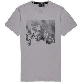 T-Shirt O'Neill Palmtree Hybrid Silber Melee Herren