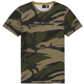 T-Shirt O'Neill Allover Summer Grün Aop Herren