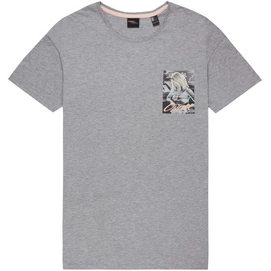 T-Shirt O'Neill Flower Silver Melee Herren