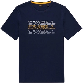 T-Shirt O'Neill Triple Logo O'Neill Ink Blau Herren