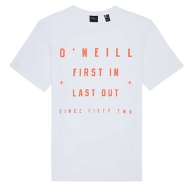 T-Shirt O'Neill First In Last Out Super White Herren