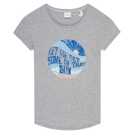 T-Shirt O'Neill Womens Let Me Get Graphic Silver Melee