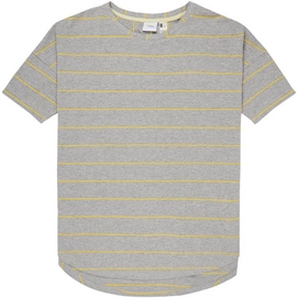 T-Shirt O'Neill Essentials O/S Grau Aop w/ Gelb Damen