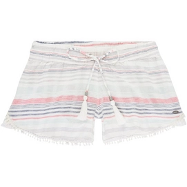 Strandshort O'Neill Jacquard Lace Blau Aop w/ Pink Lila Damen