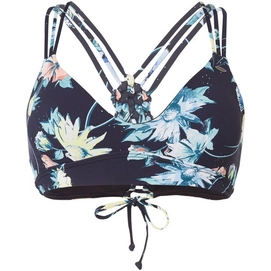 Bikinitop O'Neill Wave Mix Black Aop w/ Green