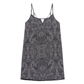 Kleid O'Neill Rosebowl Schwarz Aop w/ Weiß Damen