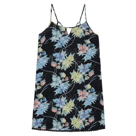 Kleid O'Neill Rosebowl Schwarz Aop w/ Grün Damen