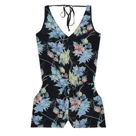 Jumpsuit O'Neill Beach Print Playsuit Schwarz Aop w/ Grün Damen
