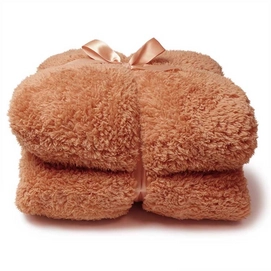 Plaid Unique Living Teddy Sandstone Orange Clair