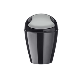 Prullenbak Koziol Del XXS 0,9L Solid Black