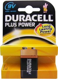 Batterij Duracell 9V Alkaline 5-pack