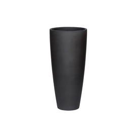 Bloempot Pottery Pots Refined Dax L Volcano Black 37 x 80 cm