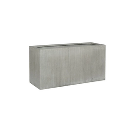 Bloempot Pottery Pots Ridged Jort S Light Grey Horizontally Ridged 80 x 30 x 40 cm