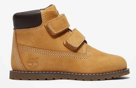 Timberland Toddler Pokey Pine Hook-and-Loop Winter Wheat Nubuck Wheat