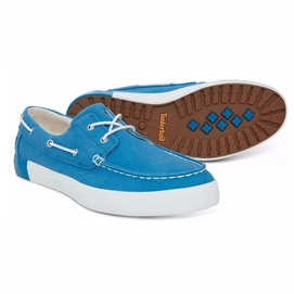 Timberland Mens Newport Bay 2-Eye Boat Mykonos Blue