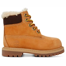 Timberland Toddler 6 inch Premium WP Shearling Lined Wheat-Schoenmaat 21