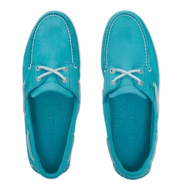 Timberland Mens Classic Boat 2 Eye Teal Blue