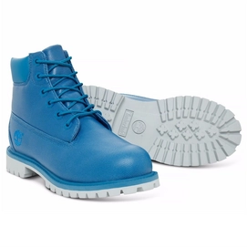 Timberland Junior 6" Waterproof Fabric Boot Mykonos Blue