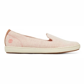 Timberland Womens Mayport Canvas Slip On Crabapple Canvas with Natural Tan