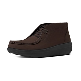 Enkellaars FitFlop Loaff Slip-On Ankle Boot Nubuck Chocolate
