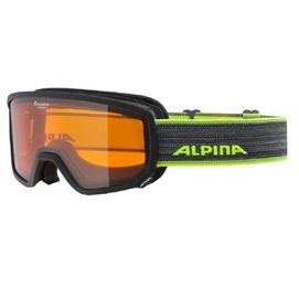 Masque de Ski Alpina Scarabeo S DH Black Neon