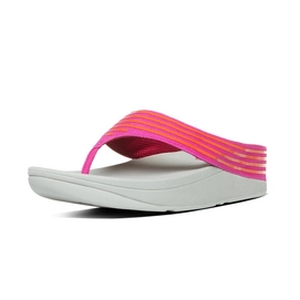FitFlop Ringer Toe-Post Textile Bubblegum