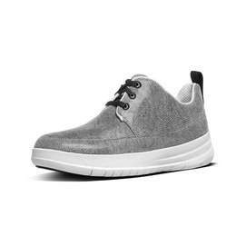 FitFlop Sporty-Pop Sneaker Leather Stone Pebbleprint