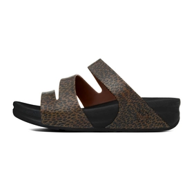Sandaal FitFlop Superjelly™ Twist Cheetah Brown