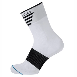 Socken Odlo Short Bike Socks Mid Weiß Schwarz