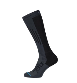 Sokken Odlo Extra Long Running Muscle Force Odlo Graphite Grey Black