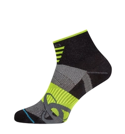 Sokken Odlo Short Bike Socks Mid Black Safety Yellow