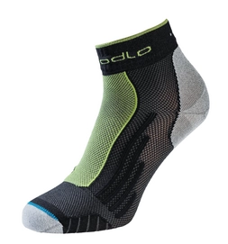 Socken Odlo Unisex Short Running Black Acid Lime