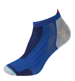Socken Odlo Unisex Short Running Low Cut Energy Blue Fiery Red