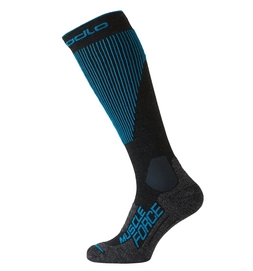 Chaussettes Odlo Unisex Extra Long Muscle Force Ski Warm Odlo Graphite Grey Blue Jewel