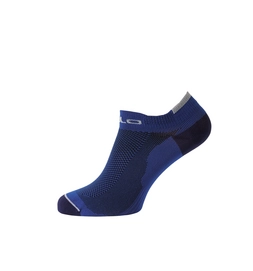 Sokken Odlo Socks Short Ceramicool Low Cut Sodalite Blue Odlo Concrete Grey