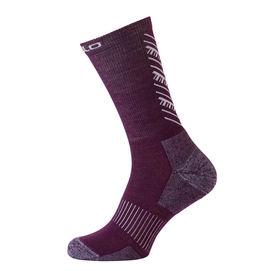 Chaussettes Odlo Unisex Long Natural+ Warm Vintage Violet Orchid Petal