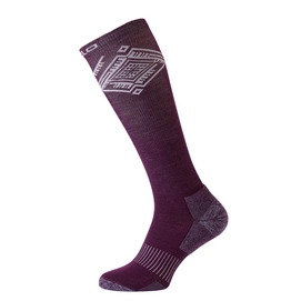 Chaussettes Odlo Unisex Extra Long Natural+ Warm Vintage Violet Orchid Petal