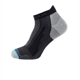 Socken Odlo Socks Short Low Cut Light Black Grey Melange-Schuhgröße 42 - 44