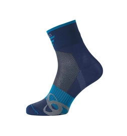 Sokken Odlo Socks Short Mid Light Poseidon Blue Jewel